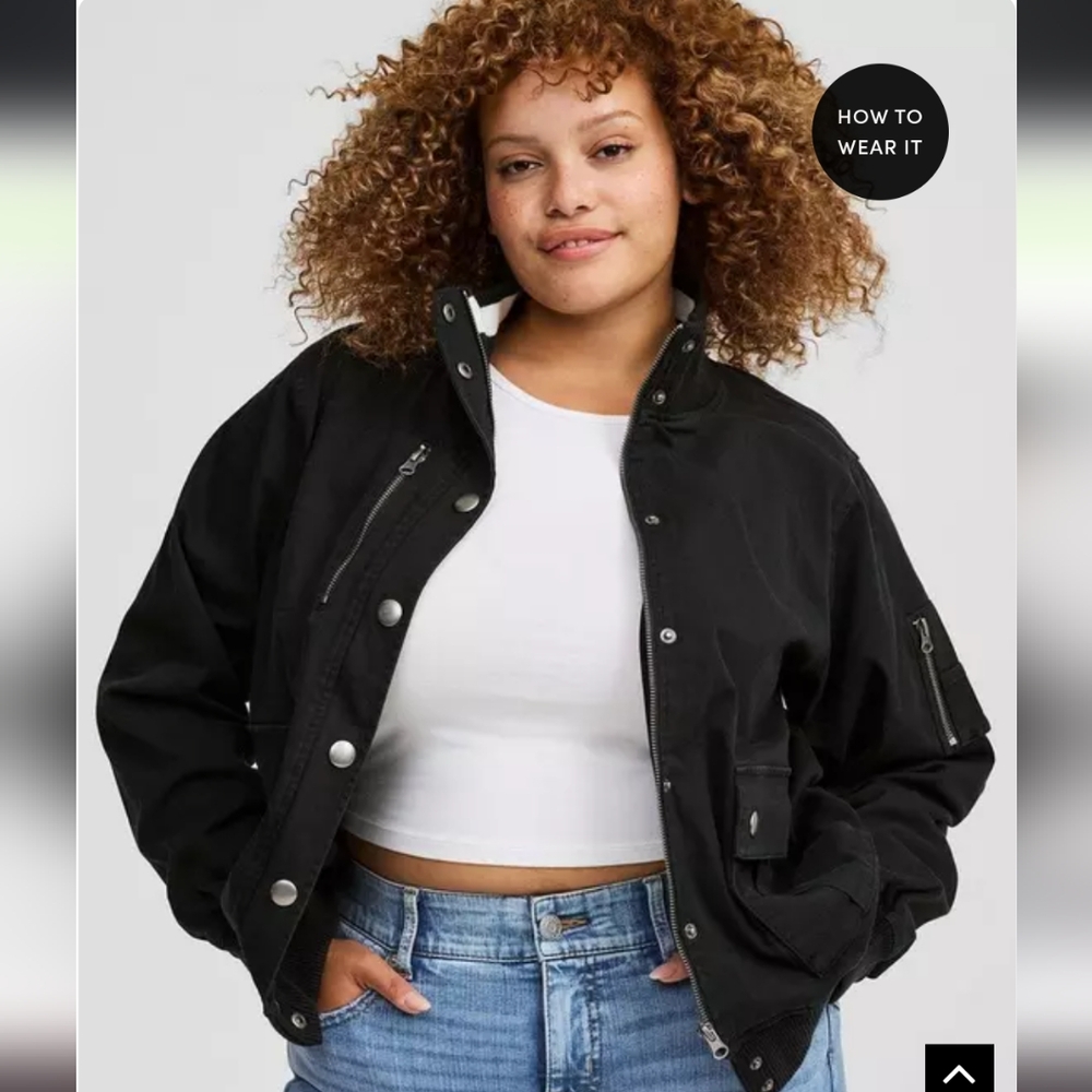 Torrid Twill bomber 00 / 10 Nwot